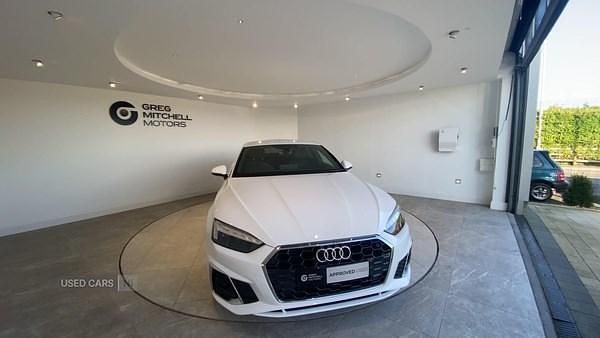 Used Audi A5 S-Line 2022 White Coupe