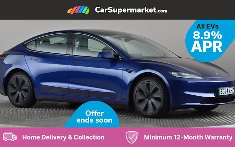 Used 2025 Tesla Model 3 RWD Sedan | £29,697 (Expensive) - Image 1/3