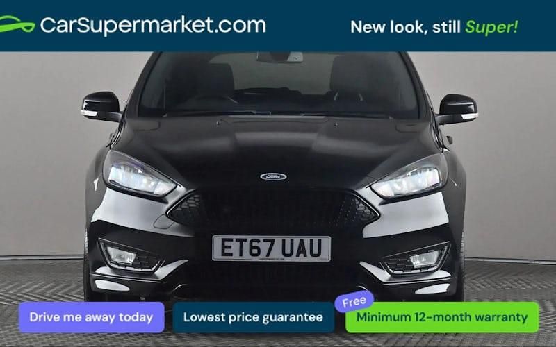 Used Ford Focus ST-Line X 120 HP (88 kW) 2017 Black Hatchback