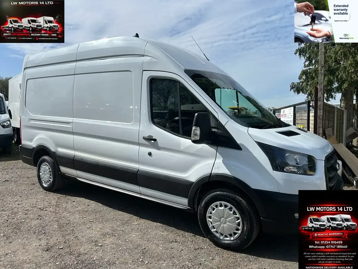 Used Ford Transit 130 HP (95 kW) 2022 White Van