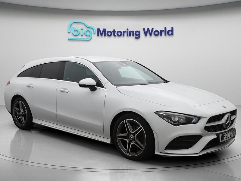 White Used 2020 Mercedes CLA180 Shooting Brake AMG line Estate | £15,600 (Fair price) - Image 1/4
