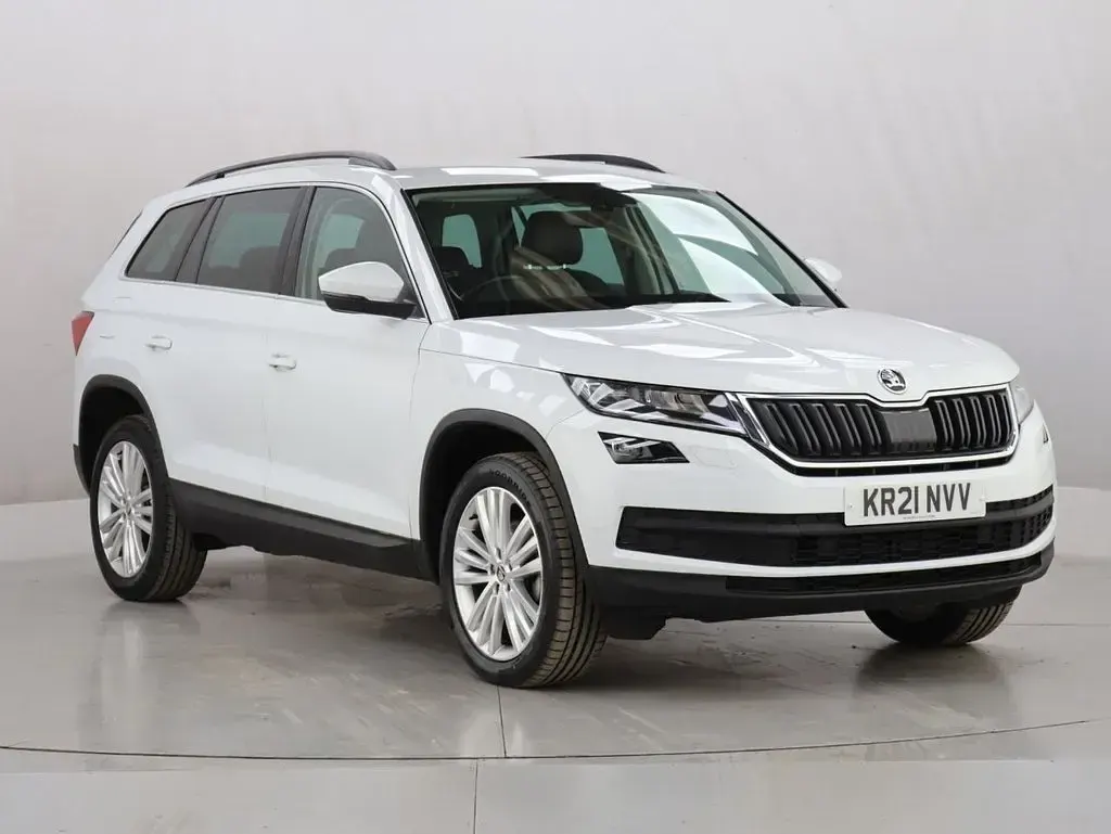 Used Skoda Kodiaq SE L 150 HP (110 kW) 2021 White SUV