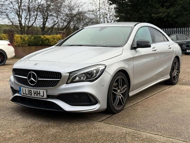 Silver Used 2018 Mercedes CLA180 AMG line Sedan | £9,995 (Good price) - Image 1/4