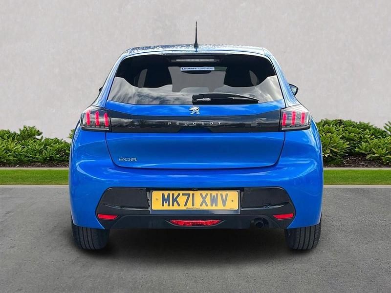 Used Peugeot 208 Allure Premium 100 HP (73 kW) 2021 Blue Hatchback