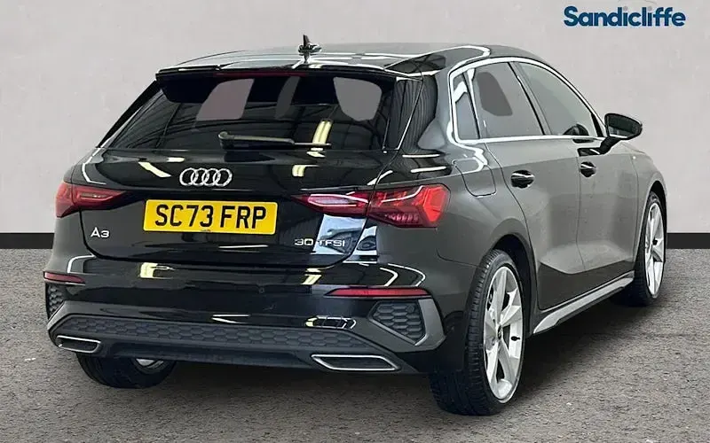 Used Audi A3 Sportback S-Line 110 HP (80 kW) 2024 Black Hatchback