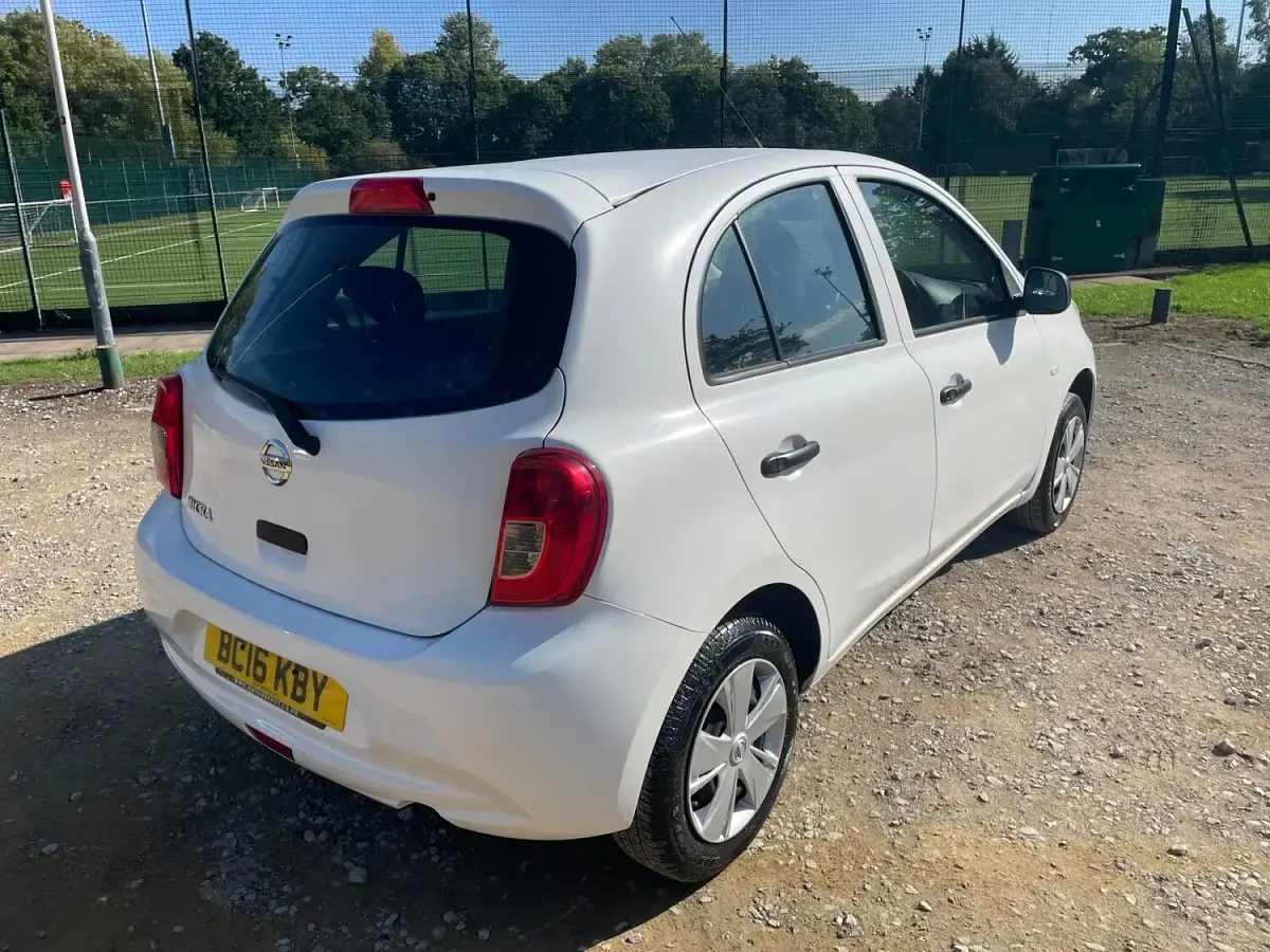 Used Nissan Micra Visia 2016 White Hatchback