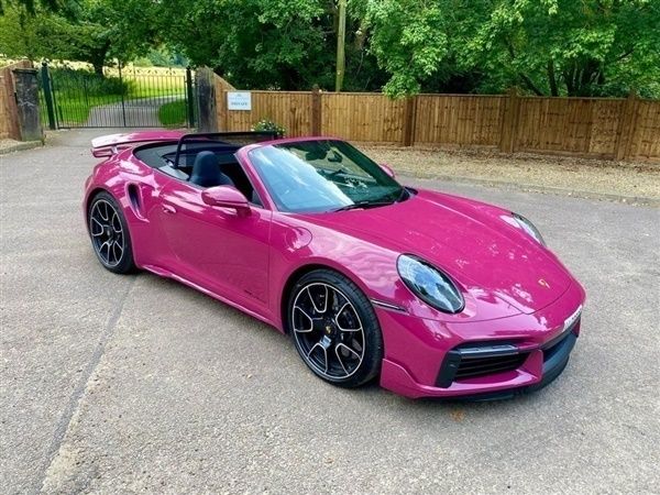 Pink Used 2023 Porsche 911 Turbo S Cabriolet Cabriolet | £164,990 - Image 1/1
