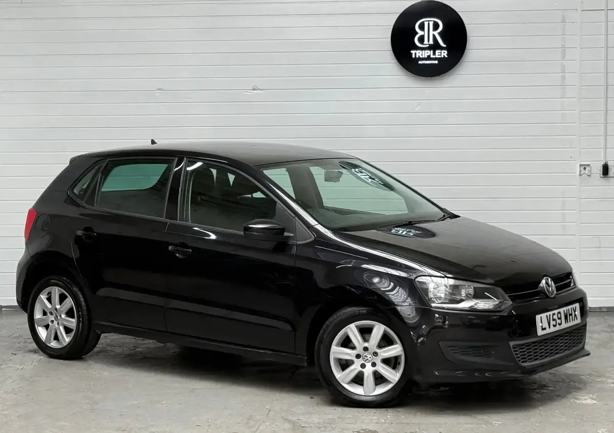 Used VW Polo SE 85 HP (62 kW) 2010 Black Hatchback