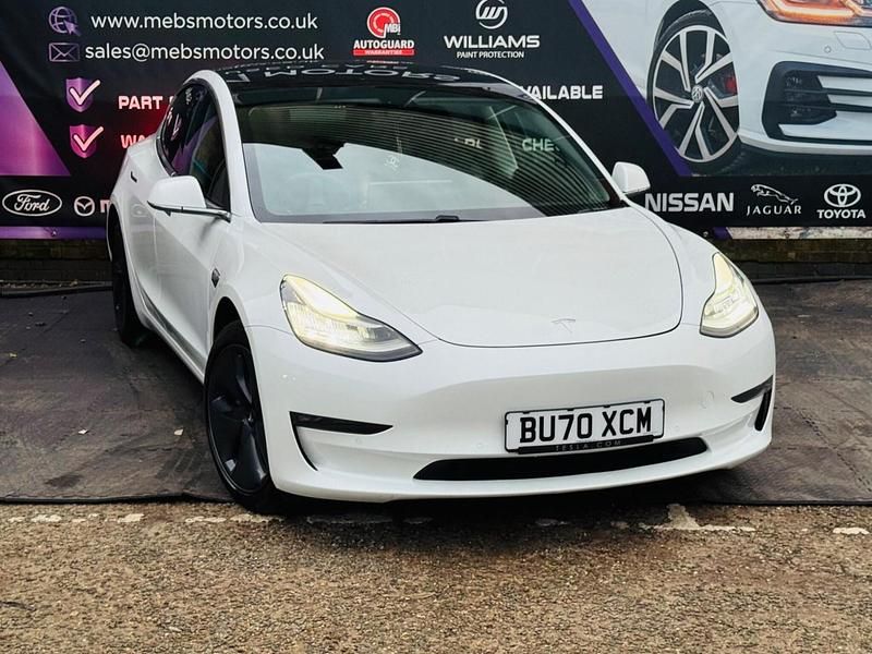 Used Tesla Model 3 Long Range AWD 366 kW (498 HP) 2020 White Sedan