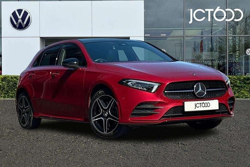 Red Used 2022 Mercedes A250 AMG Line Premium Plus Hatchback | £22,950 (Fair price) - Image 1/4