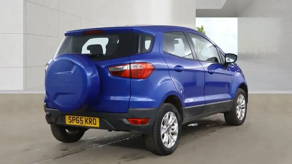 Used Ford Ecosport Zetec 112 HP (82 kW) 2015 Blue SUV