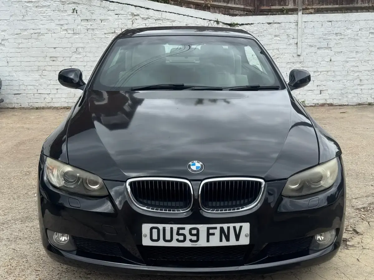 Used BMW 320 Cabriolet 2009 Black Cabriolet