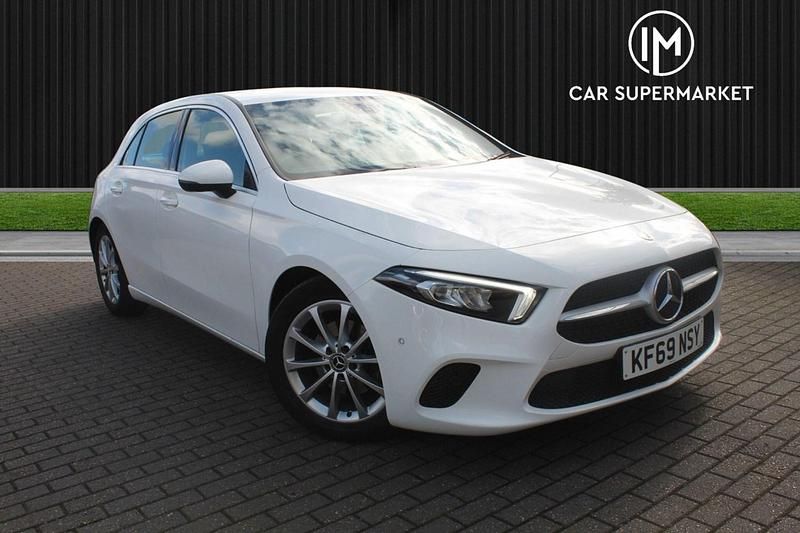 White Used 2019 Mercedes A180 Executive Hatchback | £12,385 (Good price) - Image 1/4