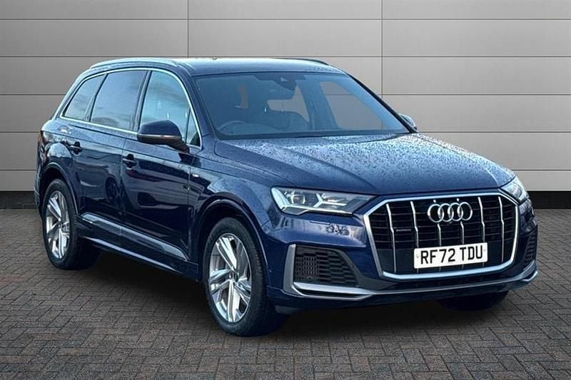 Used Audi Q7 S-Line 340 HP (250 kW) 2023 Blue SUV