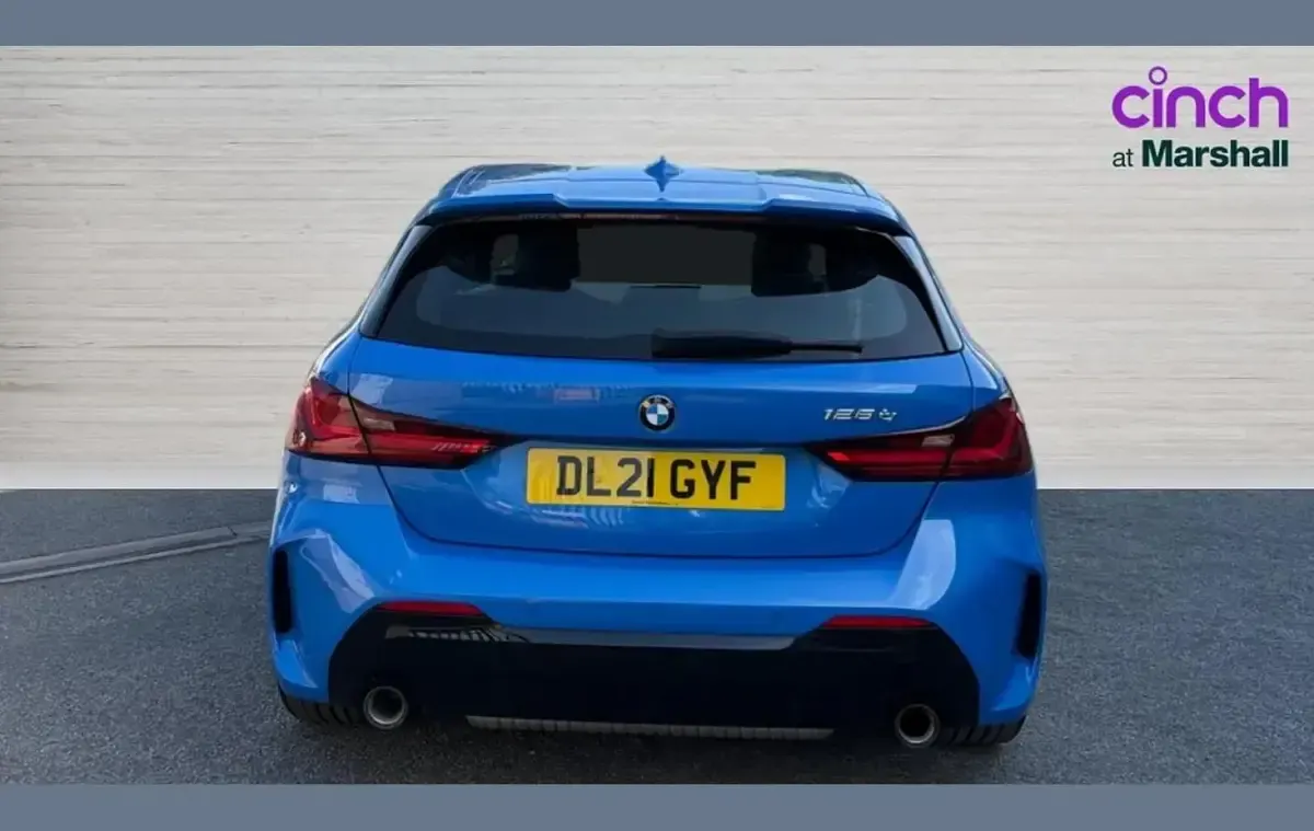 Used BMW 128 Comfort Edition 265 HP (194 kW) 2021 Blue Hatchback