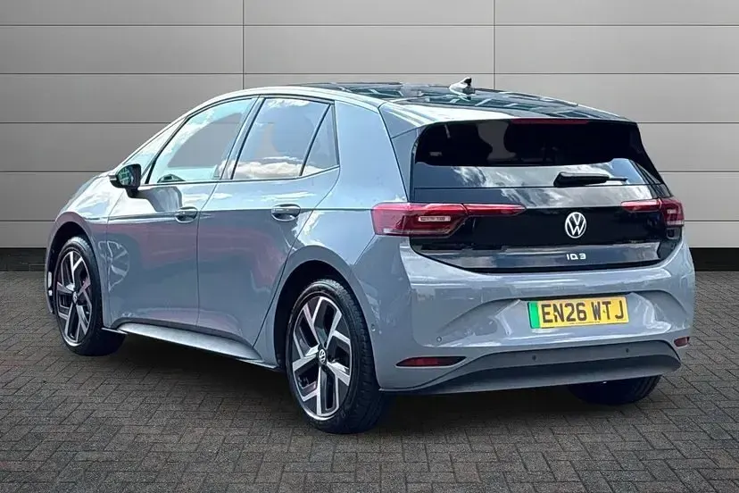New VW ID.3 Pro 147 kW (201 HP) 2026 Moonstone grey with solid black roof Hatchback