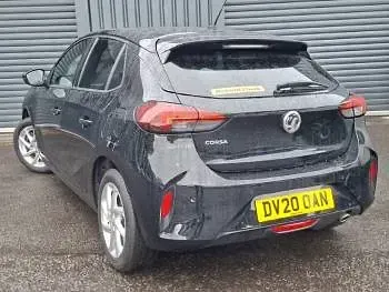 Used Vauxhall Corsa SRi 100 HP (73 kW) 2020 Black Hatchback