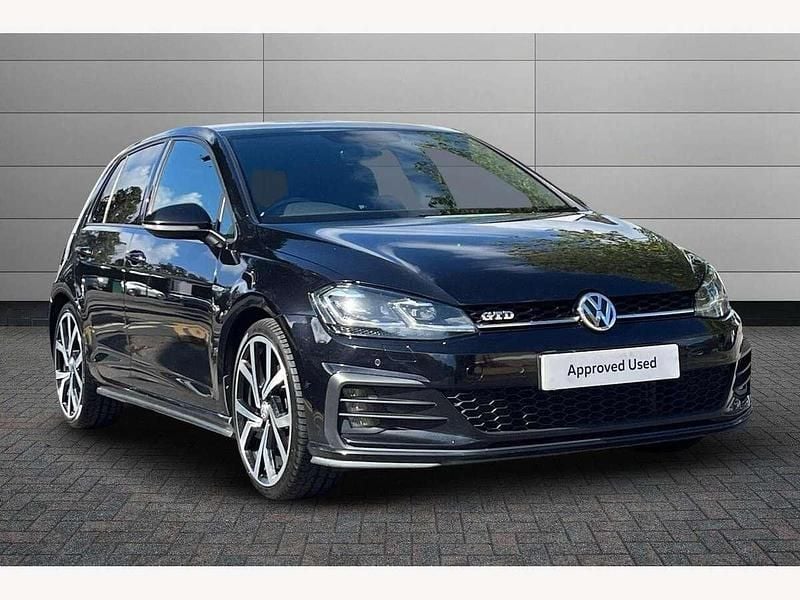 Black Used 2018 VW Golf VII GTD Hatchback | £14,995 (Fair price) - Image 1/4