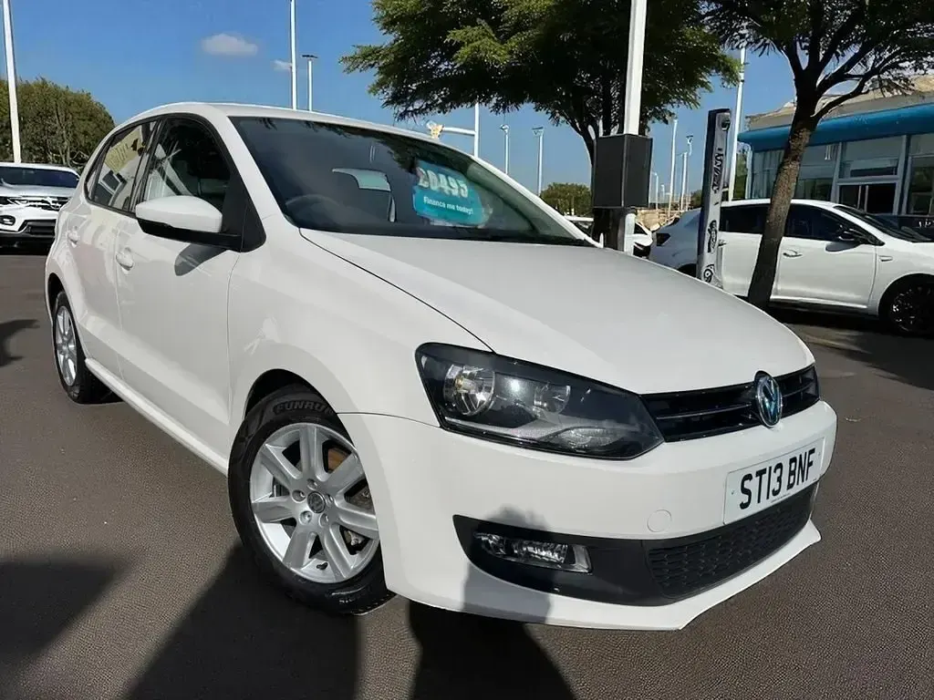 Begagnad VW Polo Edition 60 HK (44 kW) 2013 Vit Halvkombi