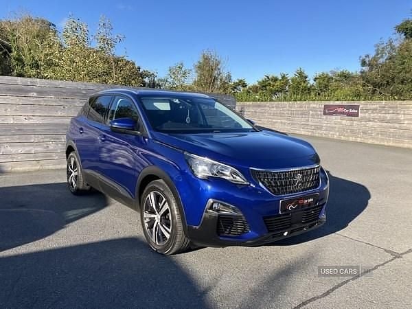 Blue Used 2019 Peugeot 3008 Active Hatchback | £9,750 (Fair price) - Image 1/4