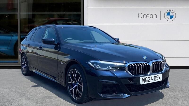 Black Used 2024 BMW 530e M Sport Estate | £34,450 (Fair price) - Image 1/4