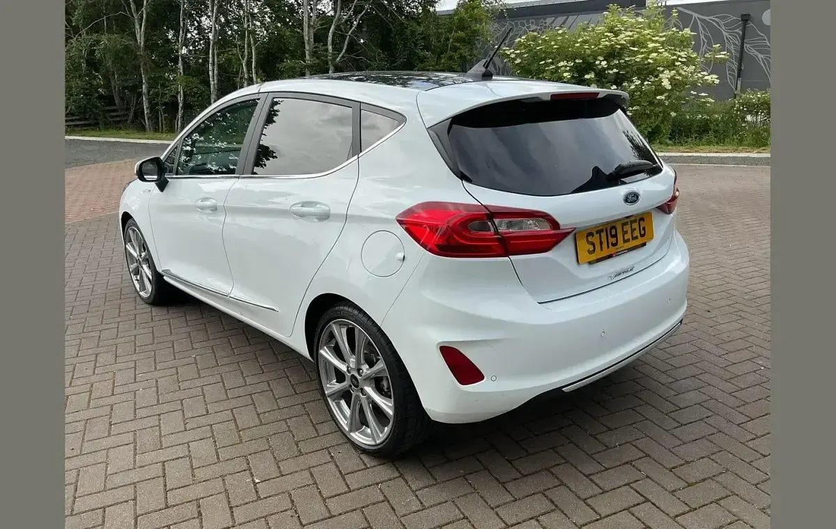 Used Ford Fiesta Vignale 123 HP (90 kW) 2019 White Hatchback