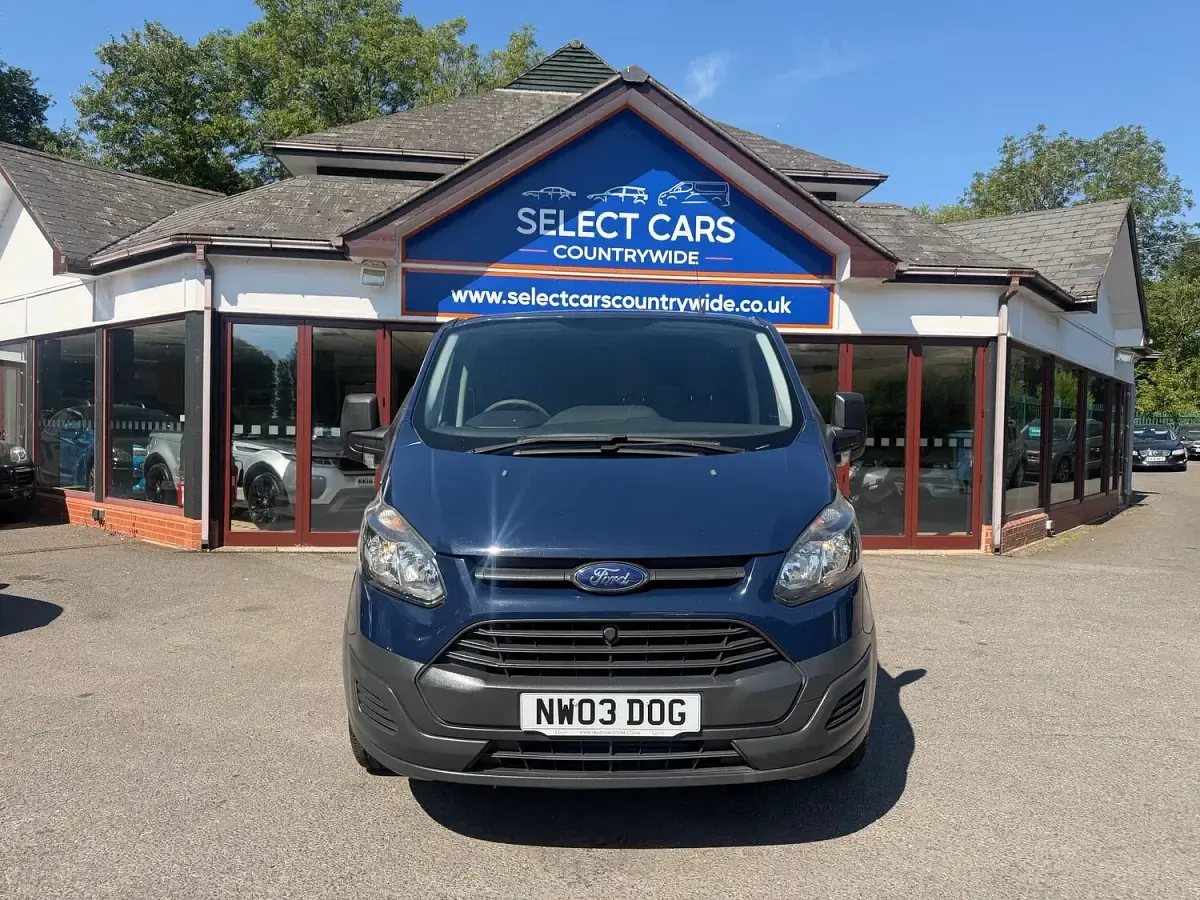 Used Ford Transit Custom 98 HP (72 kW) 2014 Blue Van