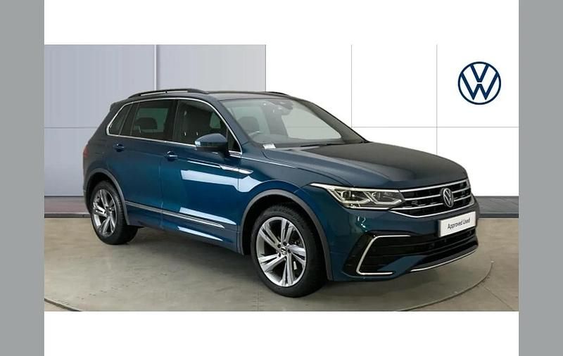Blue Used 2023 VW Tiguan R-line Edition SUV | £31,412 (A bit pricey) - Image 1/4