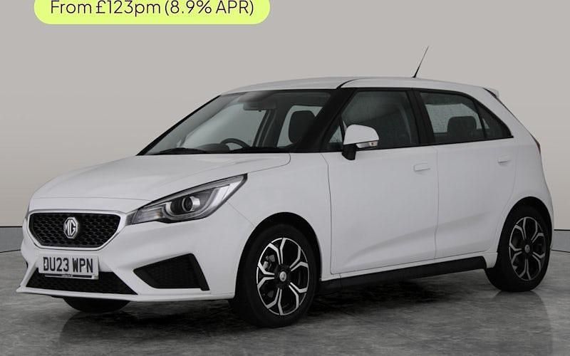 Used MG MG3 Excite 106 HP (77 kW) 2023 White Hatchback