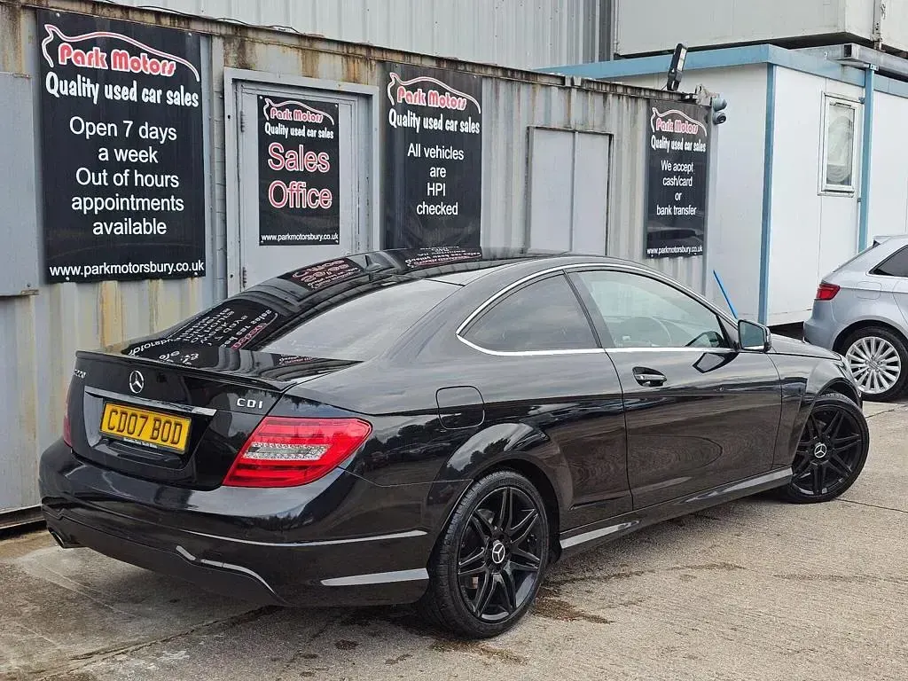 Used Mercedes C220 AMG 2013 Black Coupe