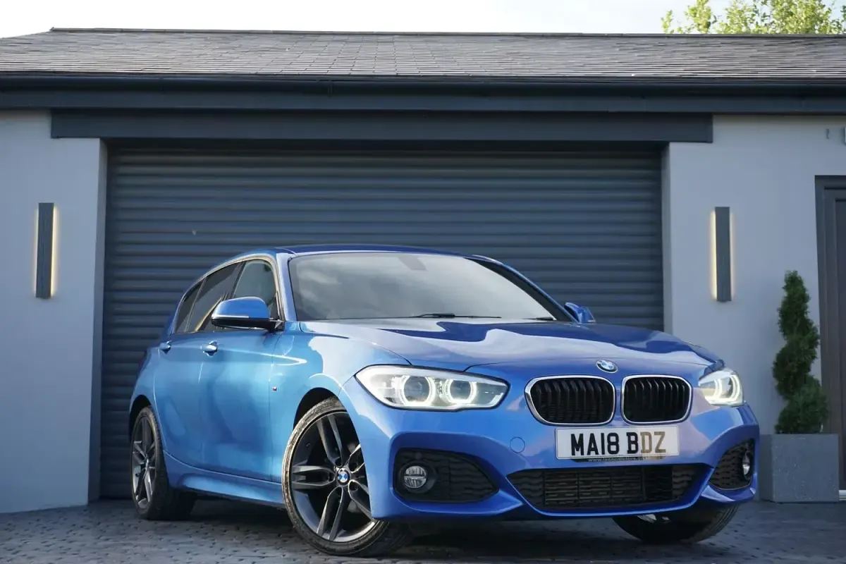Używany BMW 116 M Sport 2018 Niebieski Hatchback