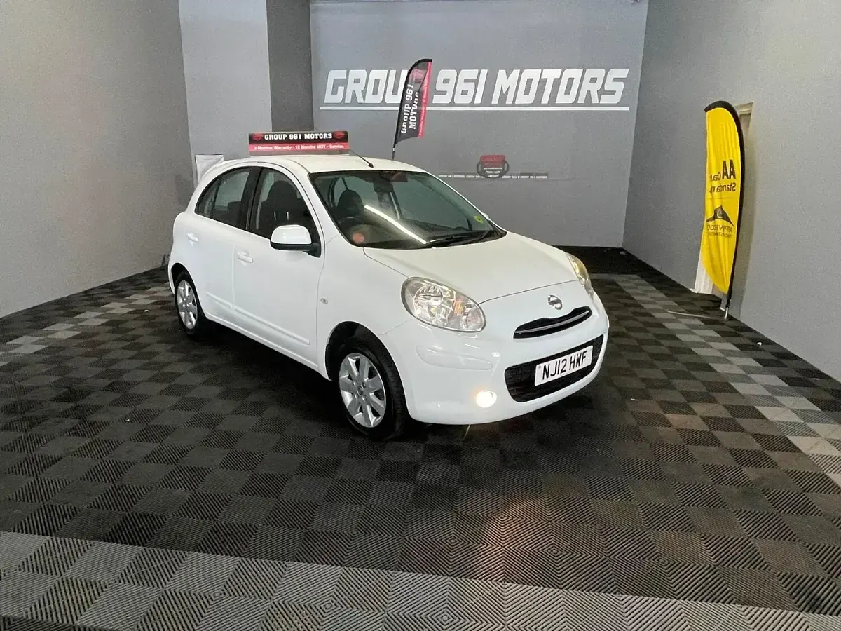 Used Nissan Micra Acenta 80 HP (58 kW) 2012 White Hatchback