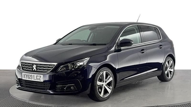 Blue Used 2020 Peugeot 308 Allure Hatchback | £8,980 (Fair price) - Image 1/4
