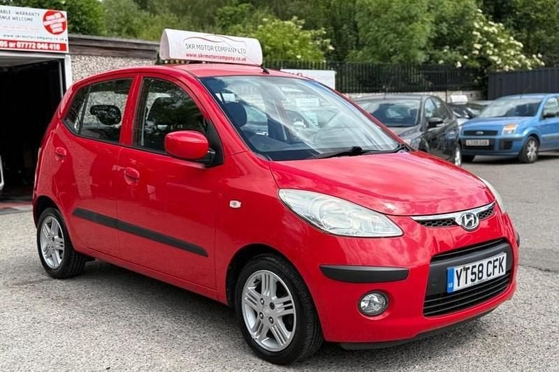 Red Used 2008 Hyundai i10 Comfort Hatchback | £2,295 (Fair price) - Image 1/1