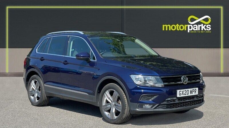 Blue Used 2020 VW Tiguan Match SUV | £20,600 (Fair price) - Image 1/4
