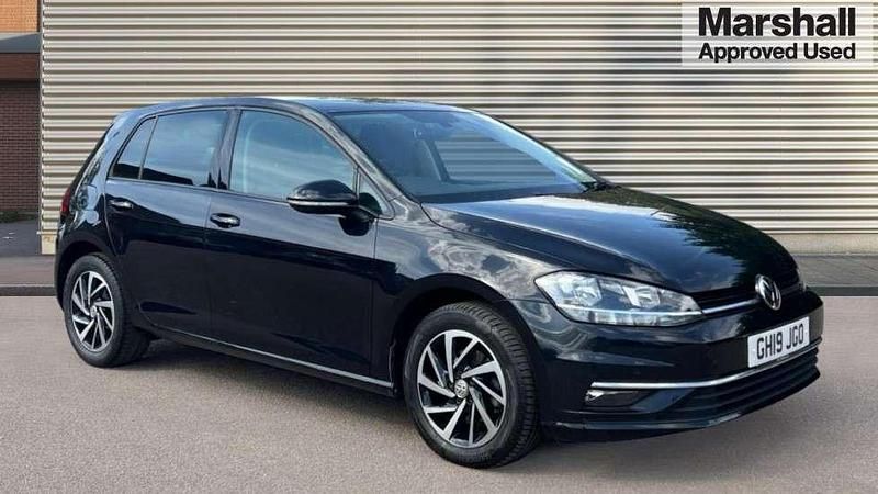 Black Used 2019 VW Golf VII Match Hatchback | £15,395 (Fair price) - Image 1/4
