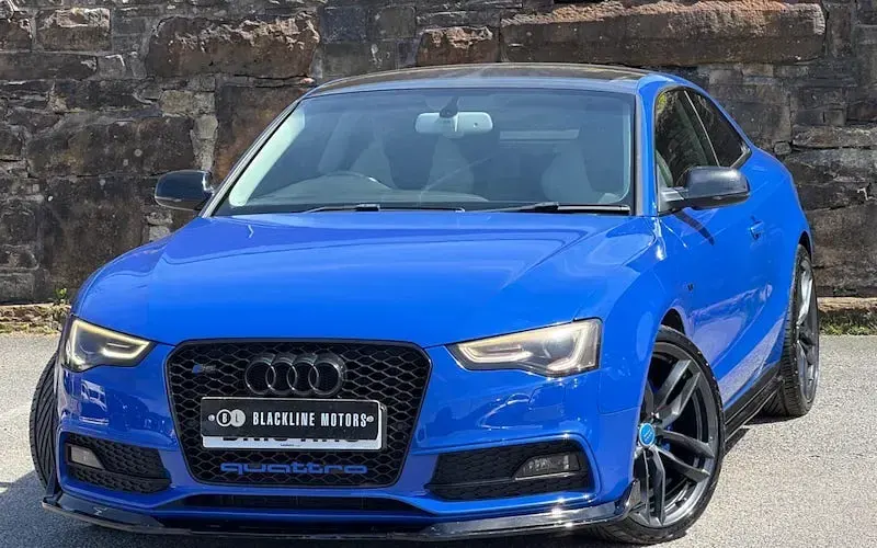 Used Audi S5 Black Edition 333 HP (244 kW) 2016 Blue Coupe