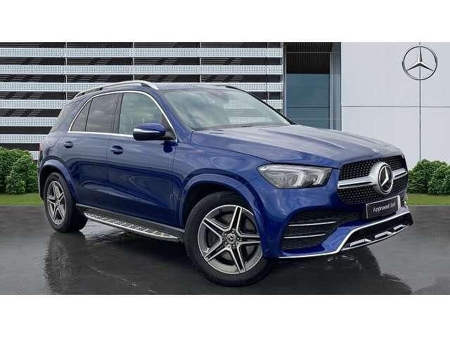 Blue Used 2021 Mercedes GLE350 AMG line SUV | £40,018 (Good price) - Image 1/4