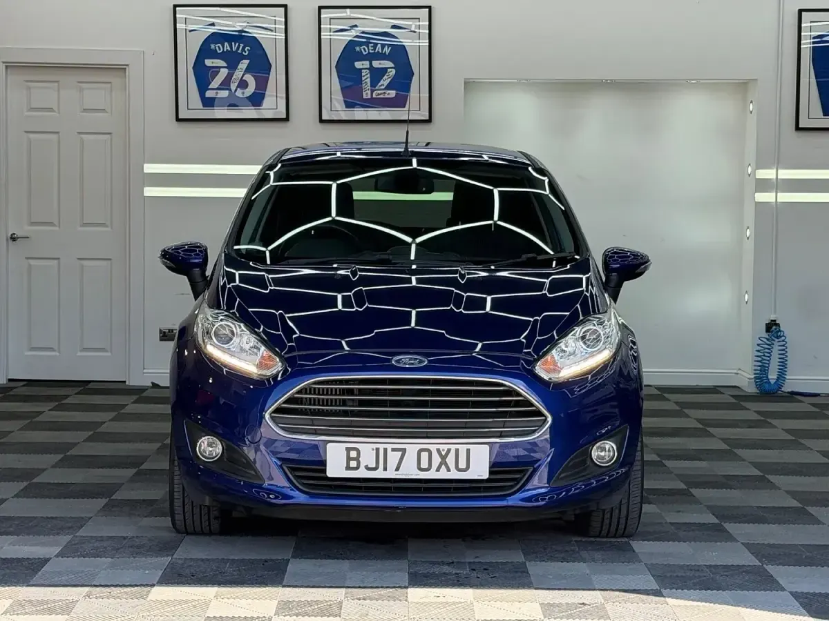 Used Ford Fiesta Titanium 2017 Blue Hatchback