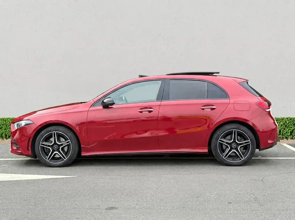 Used Mercedes A250 AMG line 2021 Red Hatchback
