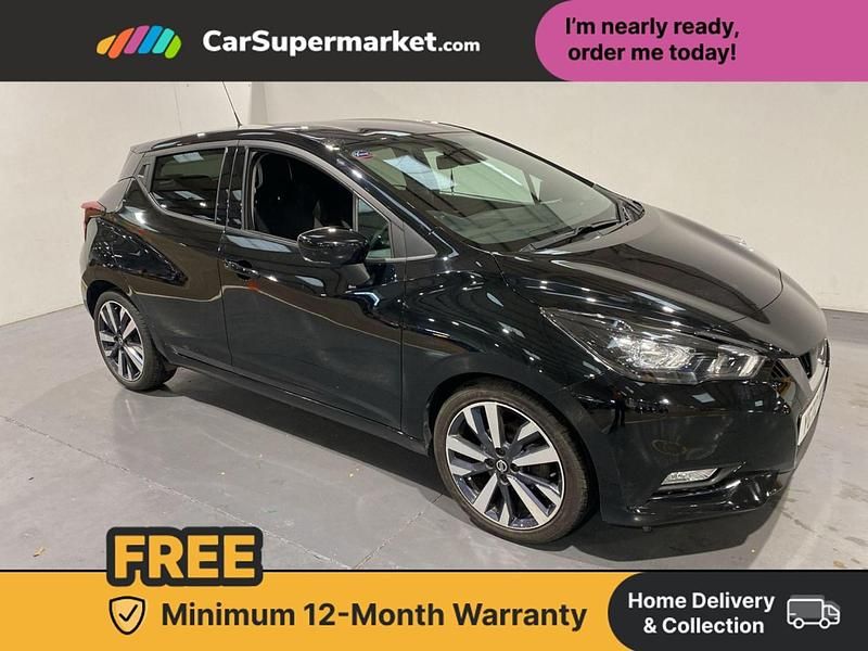 Black Used 2023 Nissan Micra Tekna Hatchback | £11,197 (Fair price) - Image 1/4