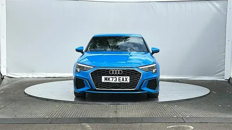 Used Audi A3 S-Line 110 HP (80 kW) 2023 Blue Sedan
