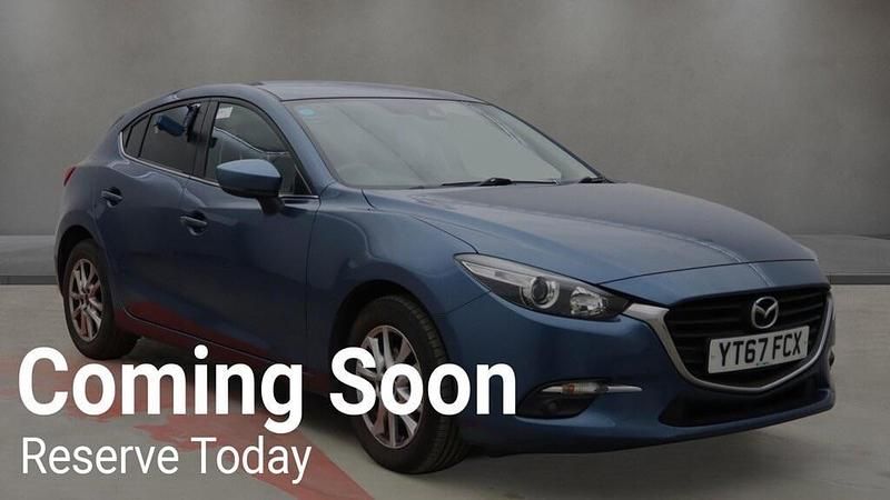 Begagnad Mazda 3 121 HK (88 kW) 2017 Blå Halvkombi