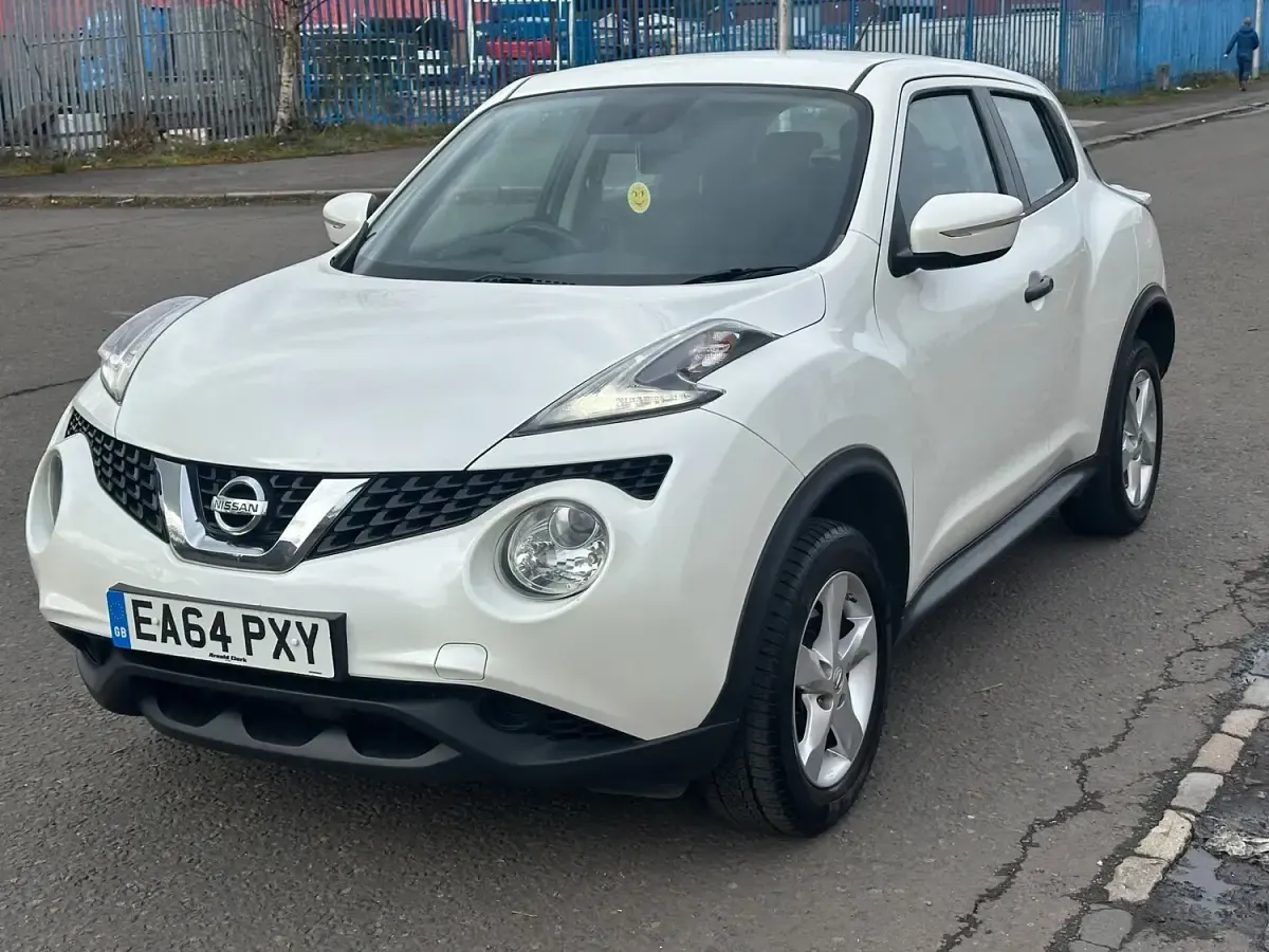 Used Nissan Juke Visia 92 HP (67 kW) 2014 White SUV
