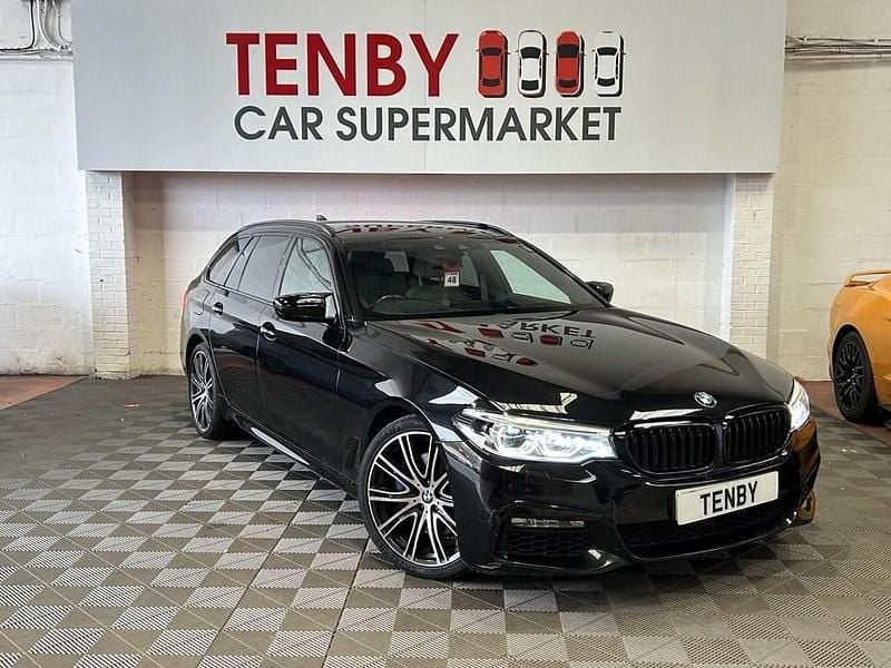 Black Used 2017 BMW 530 M Sport Estate | £17,995 (A bit pricey) - Image 1/3