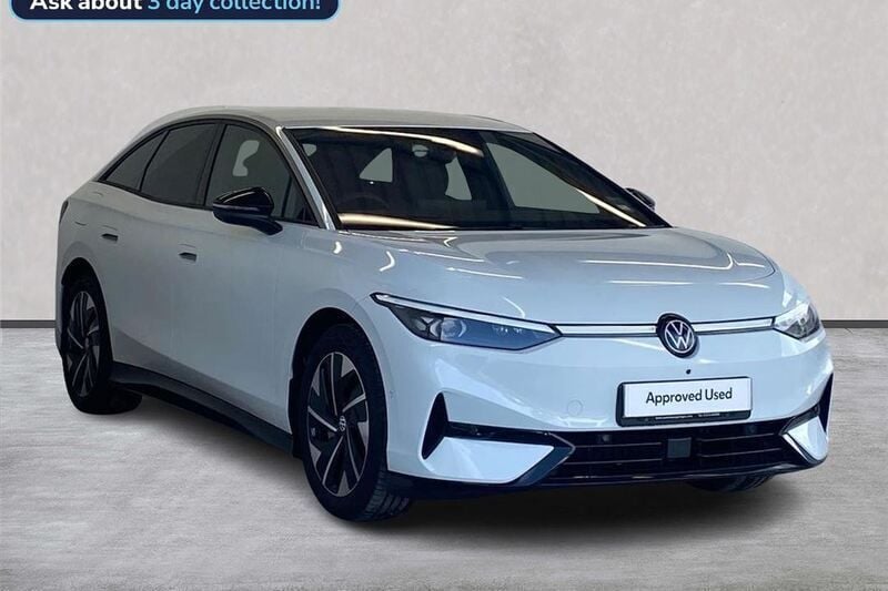 White New 2025 VW ID.7 Pro Sedan | £35,145 (Super price) - Image 1/4