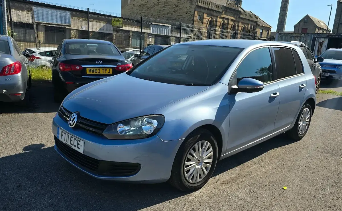 Used VW Golf VI S 105 HP (77 kW) 2011 Blue Hatchback