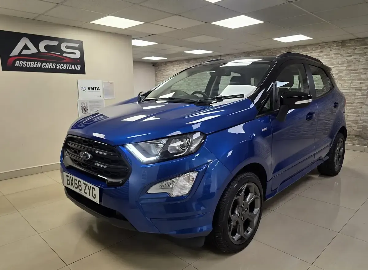 Used Ford Ecosport ST-Line 100 HP (73 kW) 2019 Blue SUV