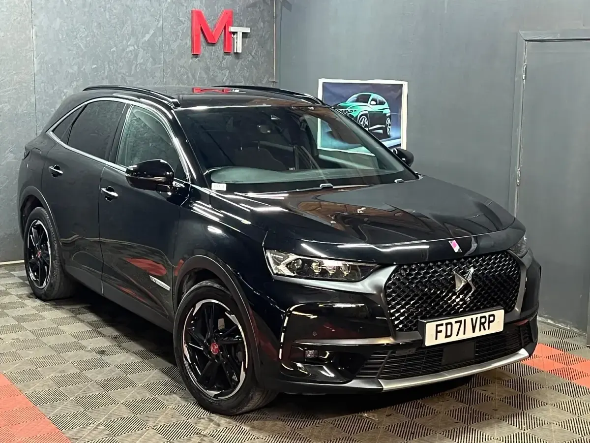 Used DS Automobiles DS7 Crossback Performance Line Plus 130 HP (95 kW) 2022 Black SUV