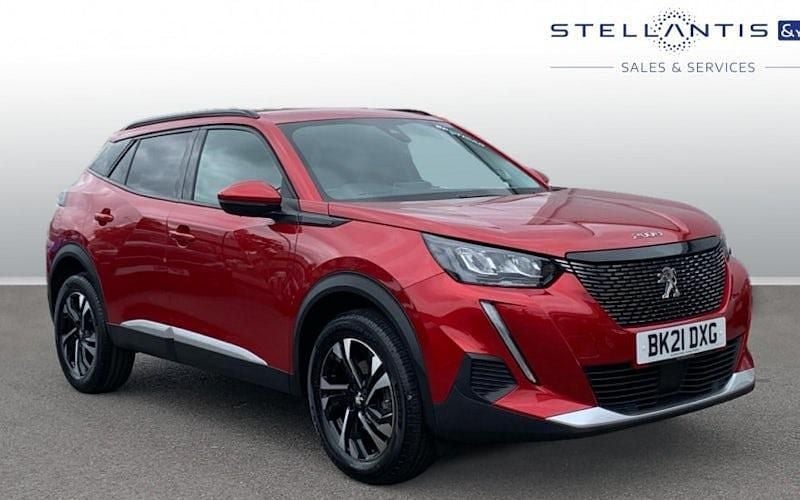 Red Used 2021 Peugeot 2008 Allure SUV | £14,437 (Fair price) - Image 1/4